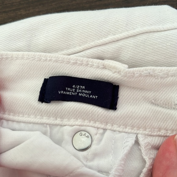 Gap white skinny jeans - Picture 4 of 4